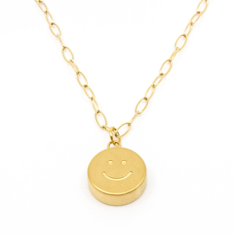 Smile Halsband 45cm Guld