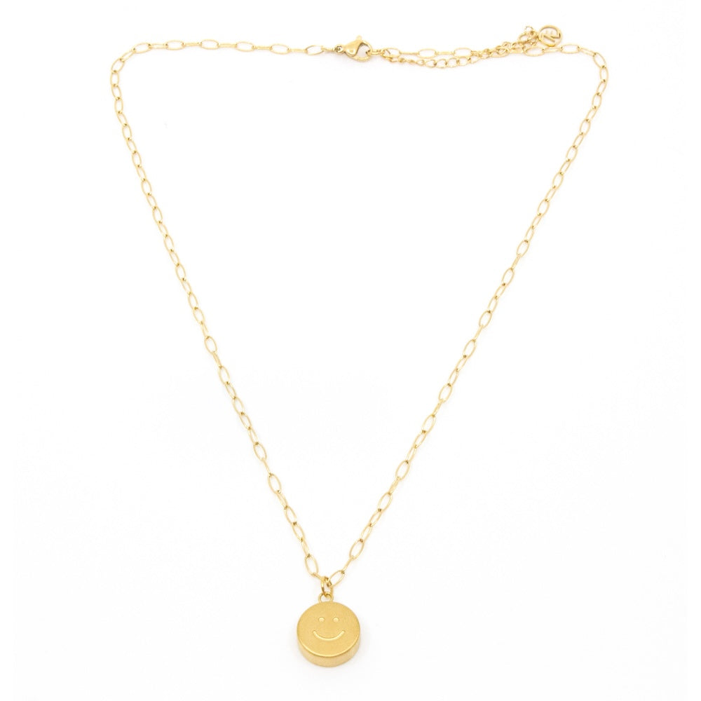 Smile Halsband 45cm Guld