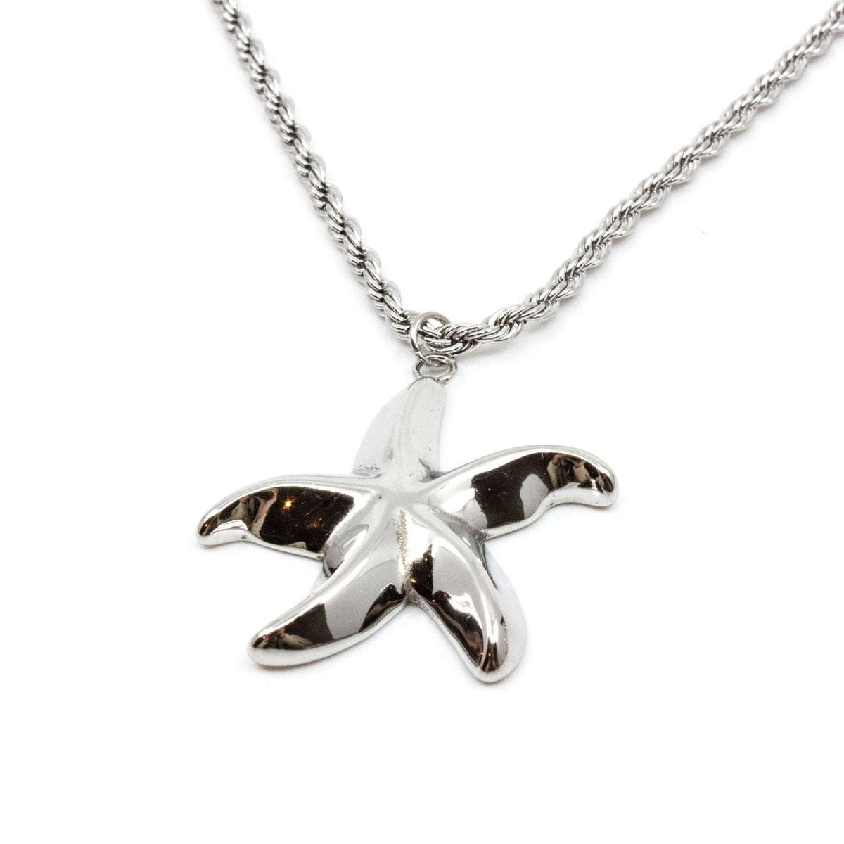 Solstjärna Halsband Silver