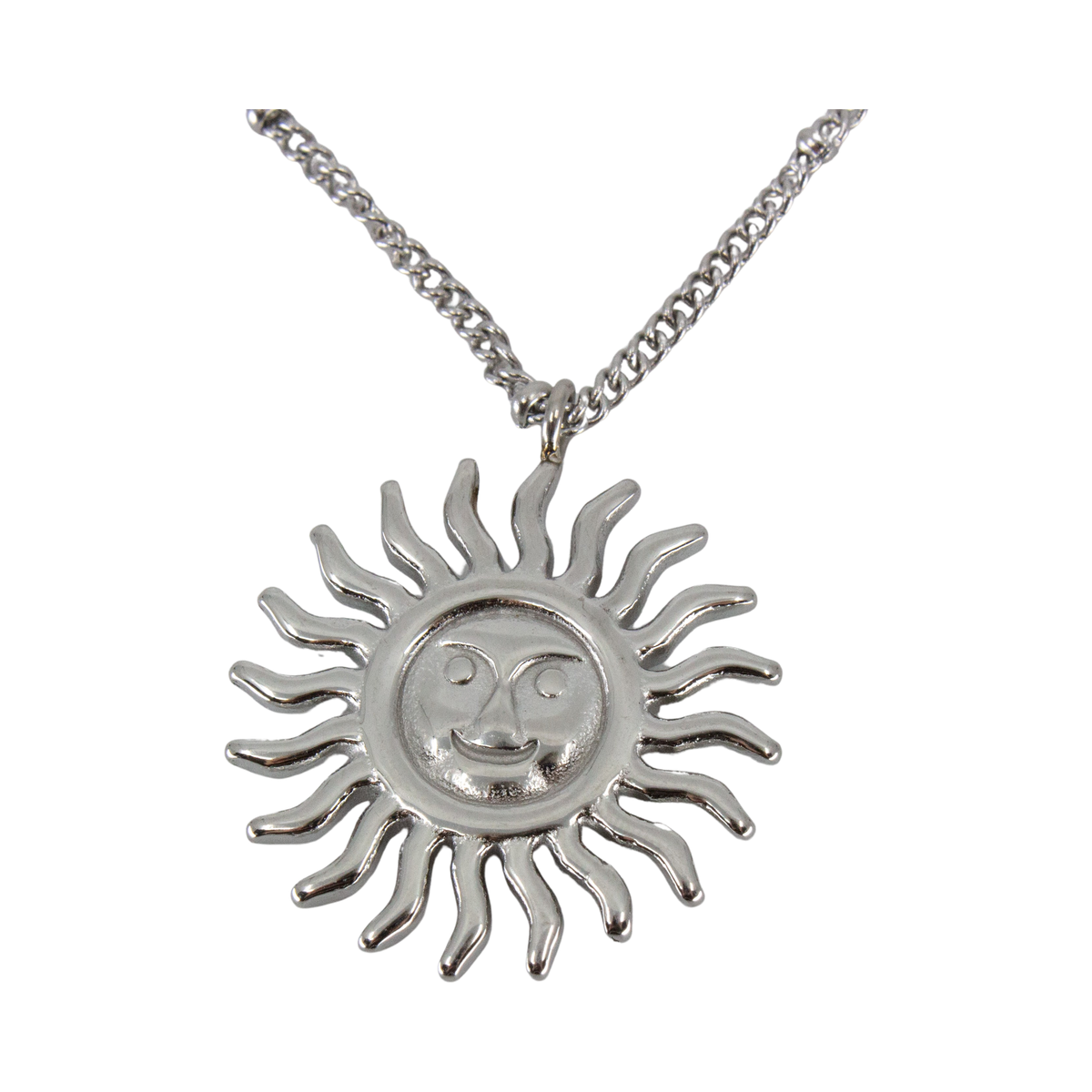 Sunburst Halsband Silver