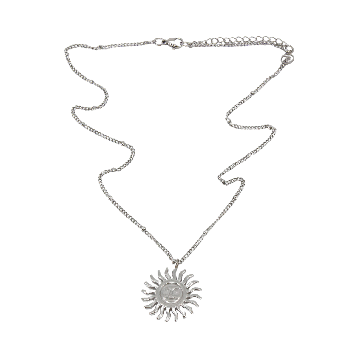 Sunburst Halsband Silver