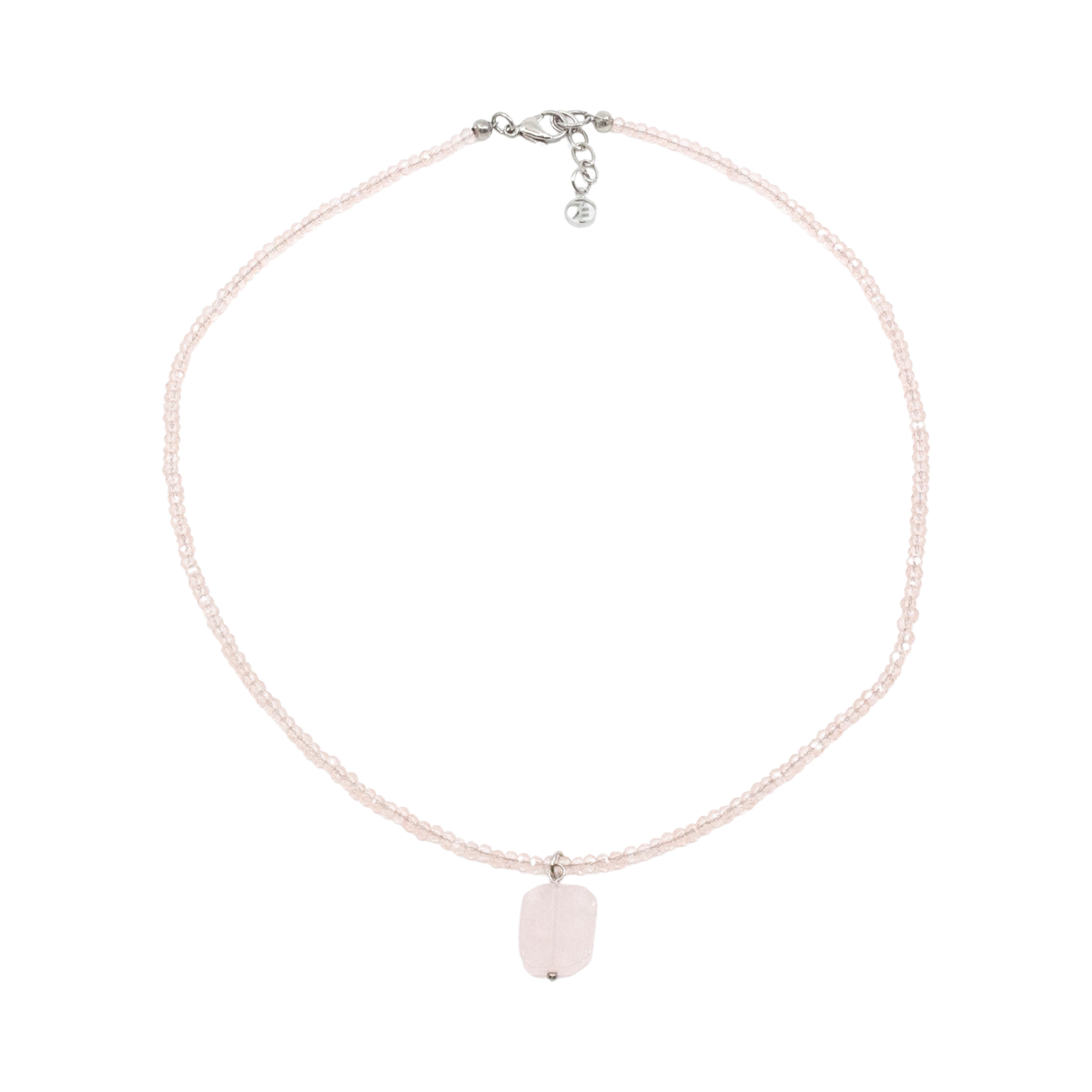Rosequartz Halsband 45cm Rosa