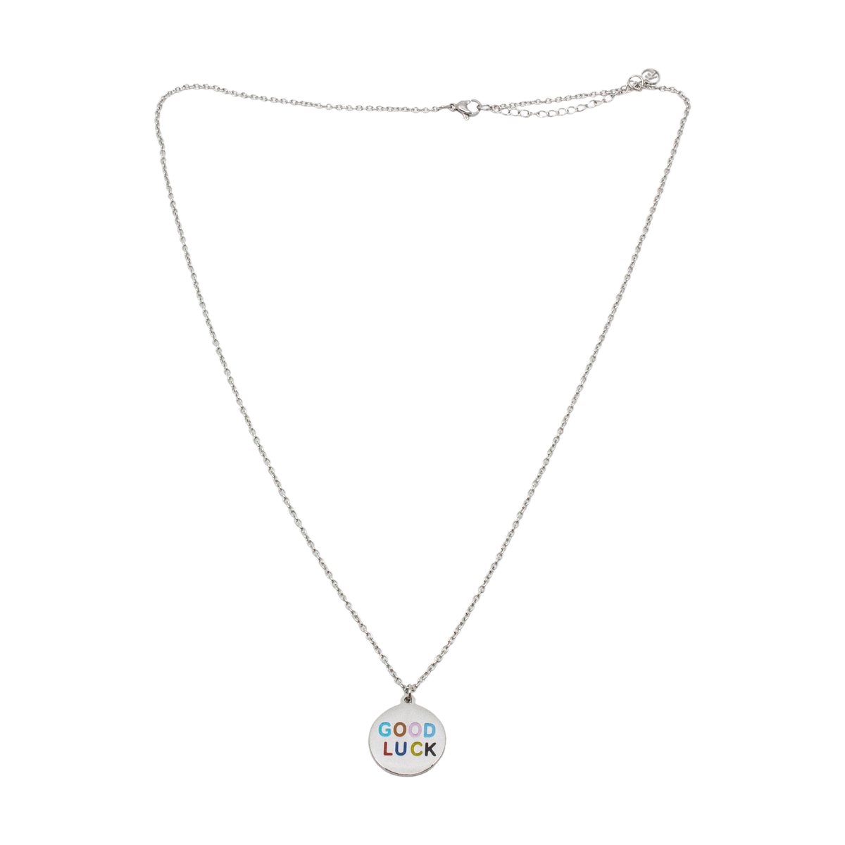 Good Luck Halsband 60cm Silver