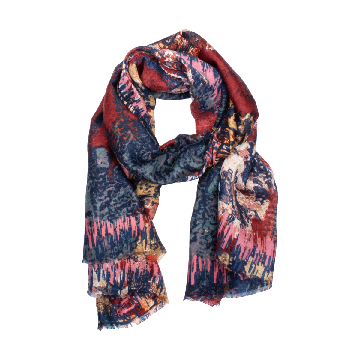 Tavira Shawl Burgundy