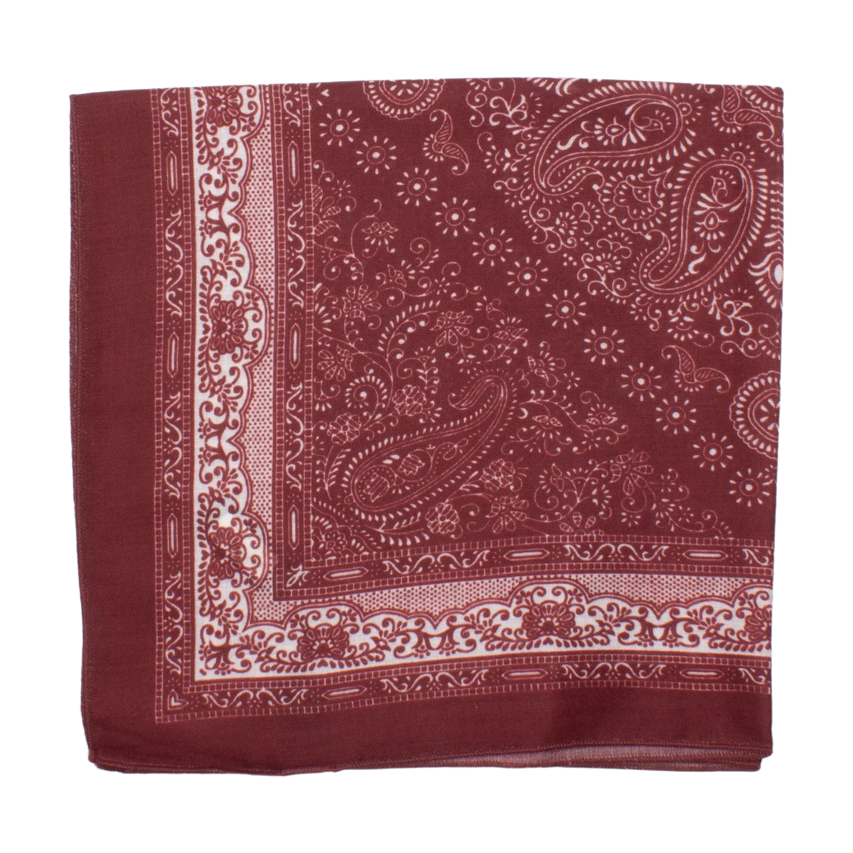 Bodeford Sjal 55x55cm Röd