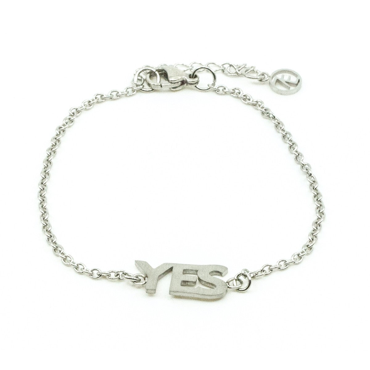 YES Armband Silver Silver